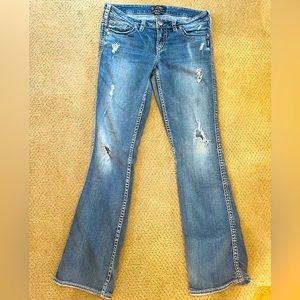 Bootcut Silver Jeans